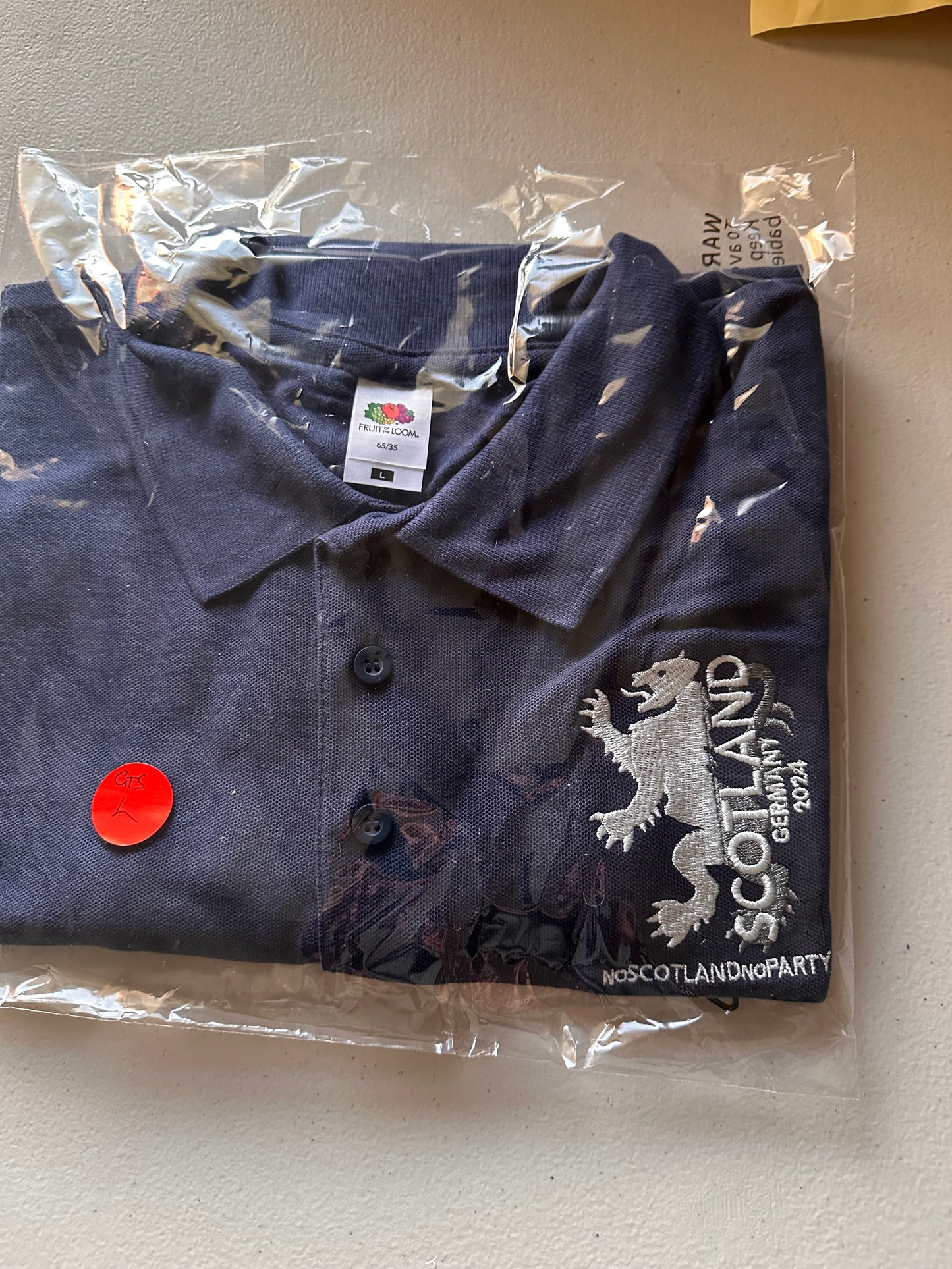 Polo Shirt Scotland Motif