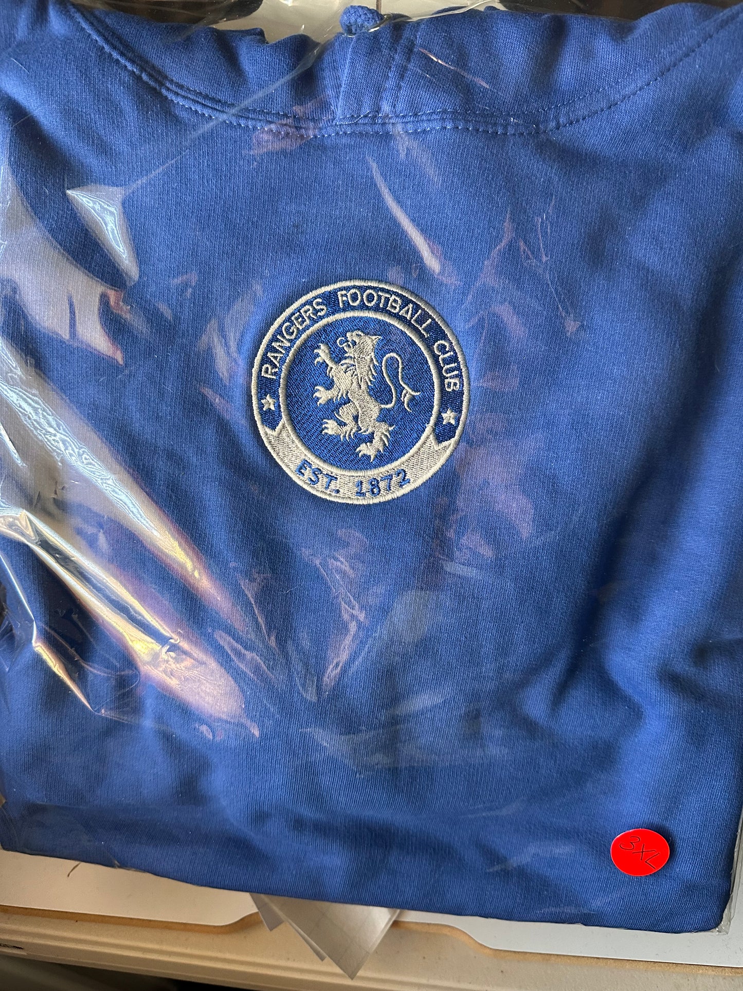 Gents Hoodie with Rangers design