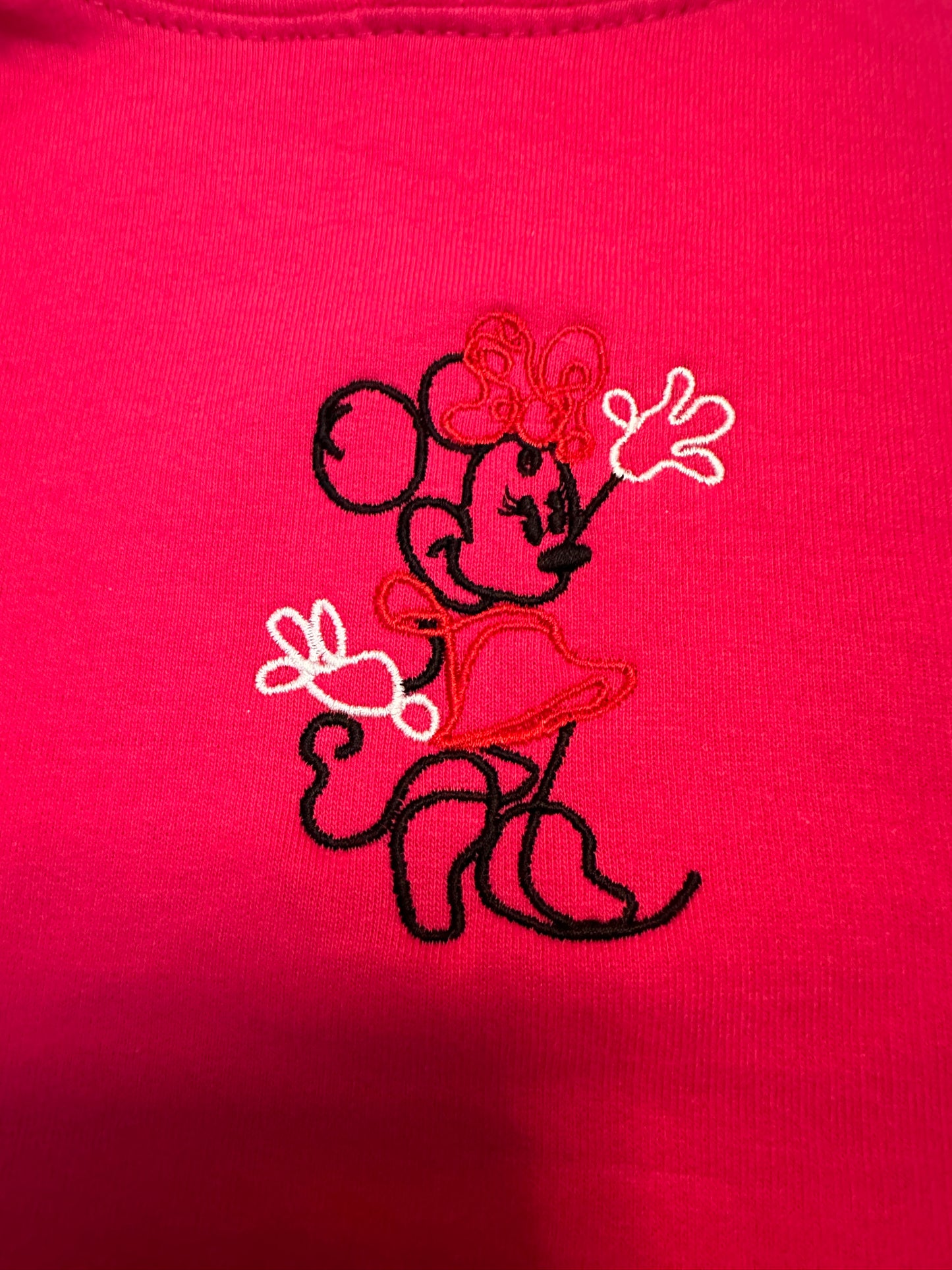 Kids Hoodie Minnie Mouse motif