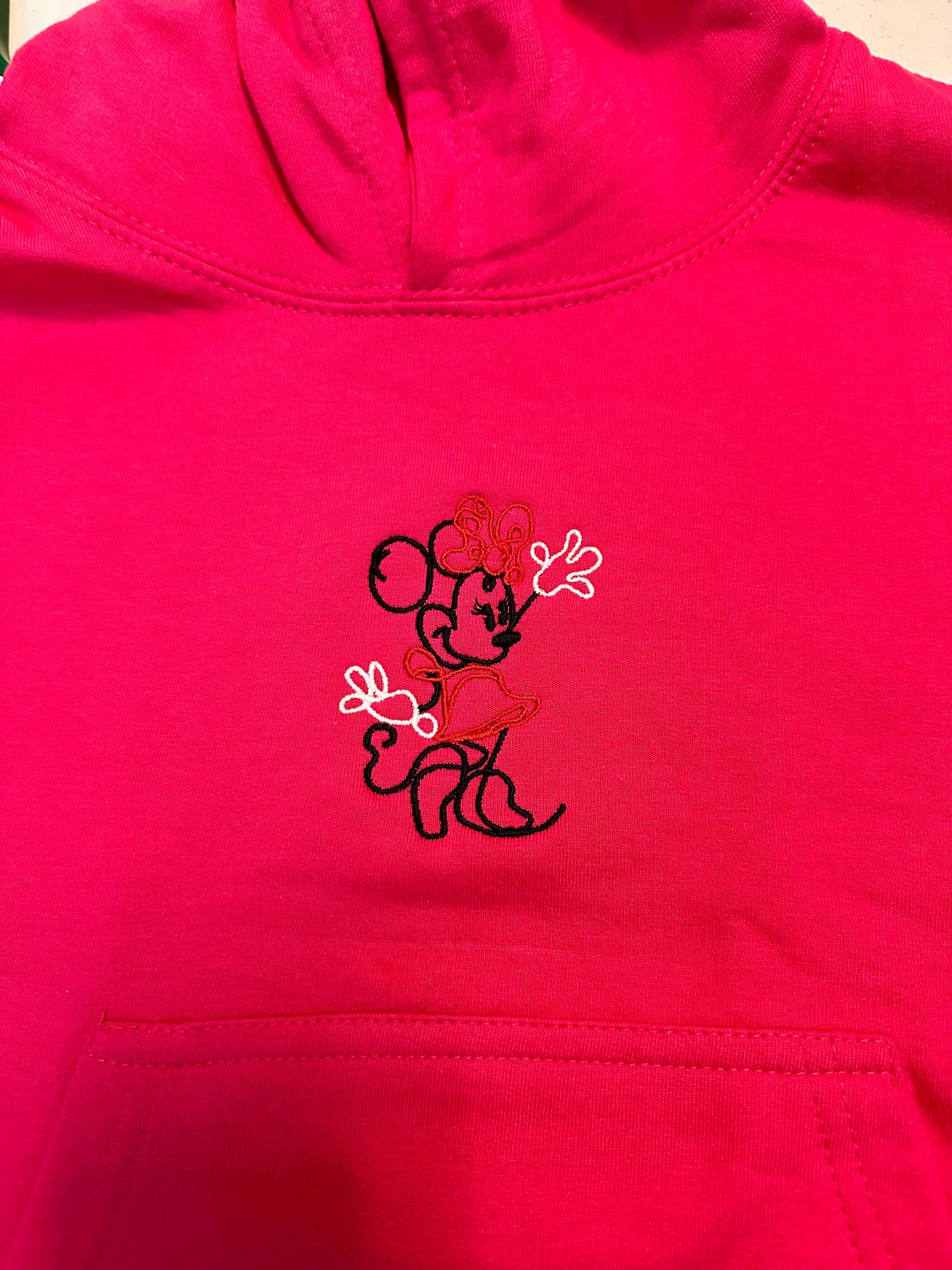 Kids Hoodie Minnie Mouse motif