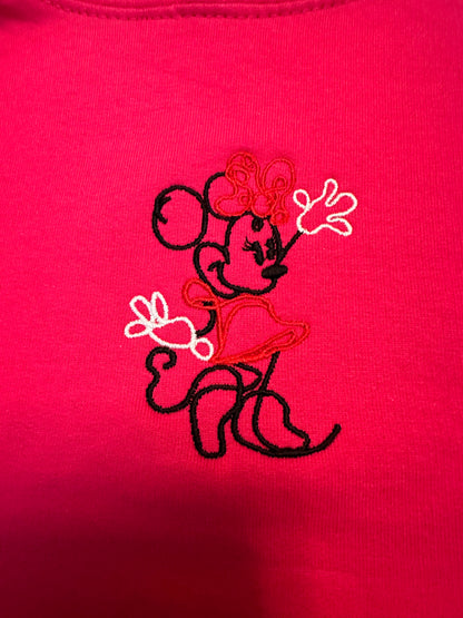 Kids Hoodie Minnie Mouse motif
